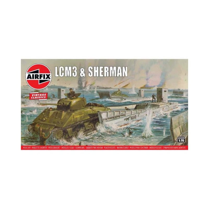 Airfix LCM3 & Sherman (1/76) A03301V