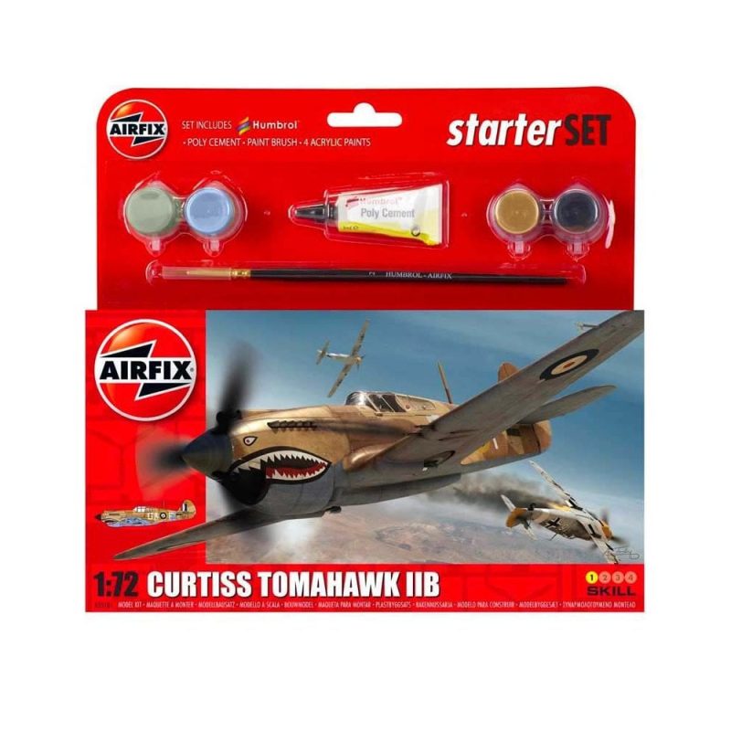 Airfix Small Starter Set - Curtiss Tomahawk IIB (1/72) A55101