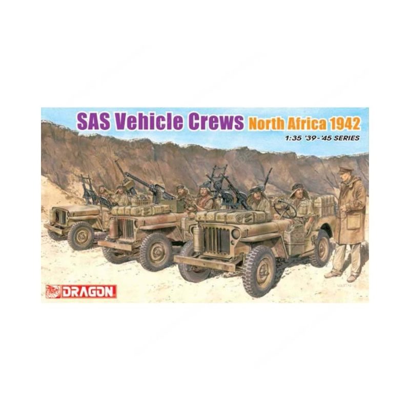 Dragon SAS Vehicle Crew X7 North Africa 42 (1/35) 6682