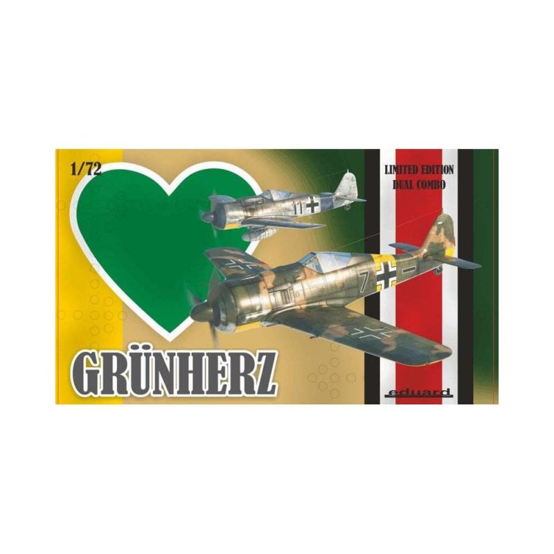 Eduard Dual Combo Gr n Herz Fw 190A Ltd Edition (1/72) 2122