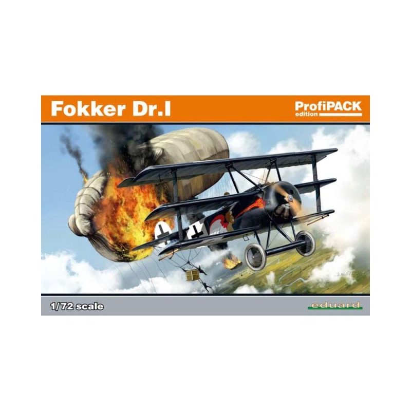 Eduard Profipack Fokker Dr.I (1/72) 7039