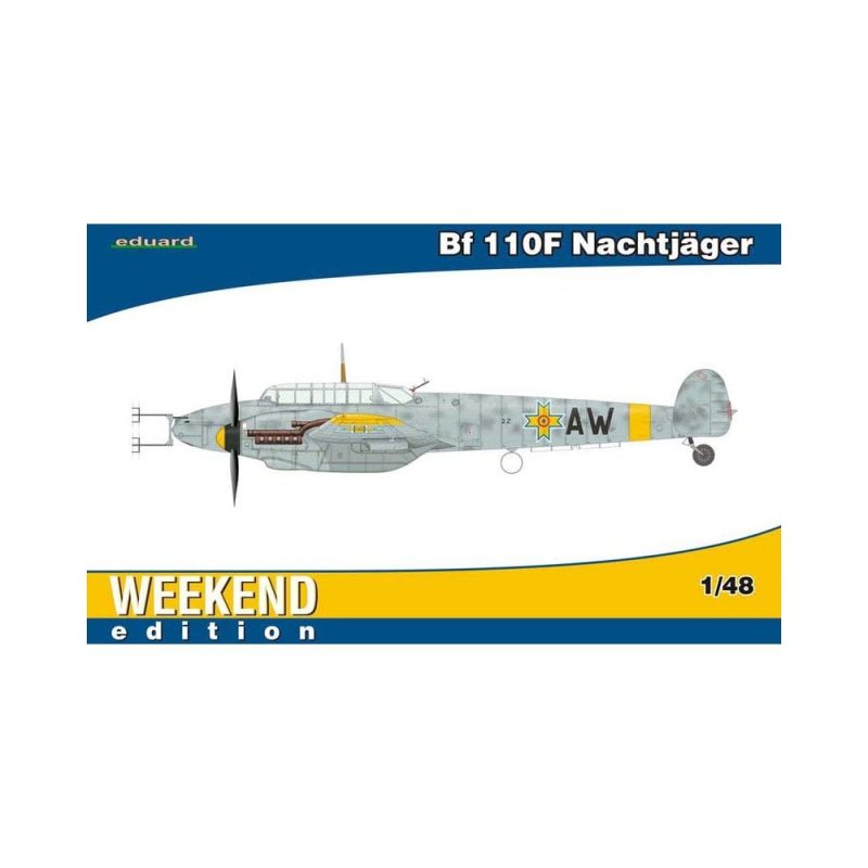 Eduard Weekend Bf 110F Nachtj ger (1/48) 84145