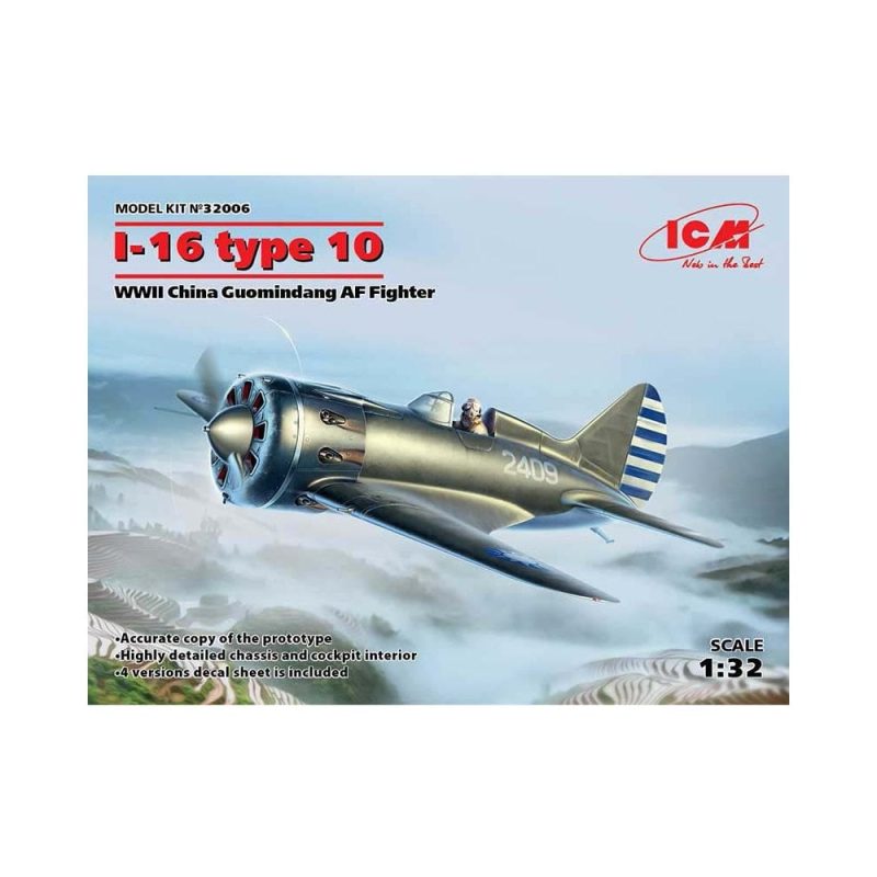 1/32 Polikarpov I-16 type 10 ICM 32006