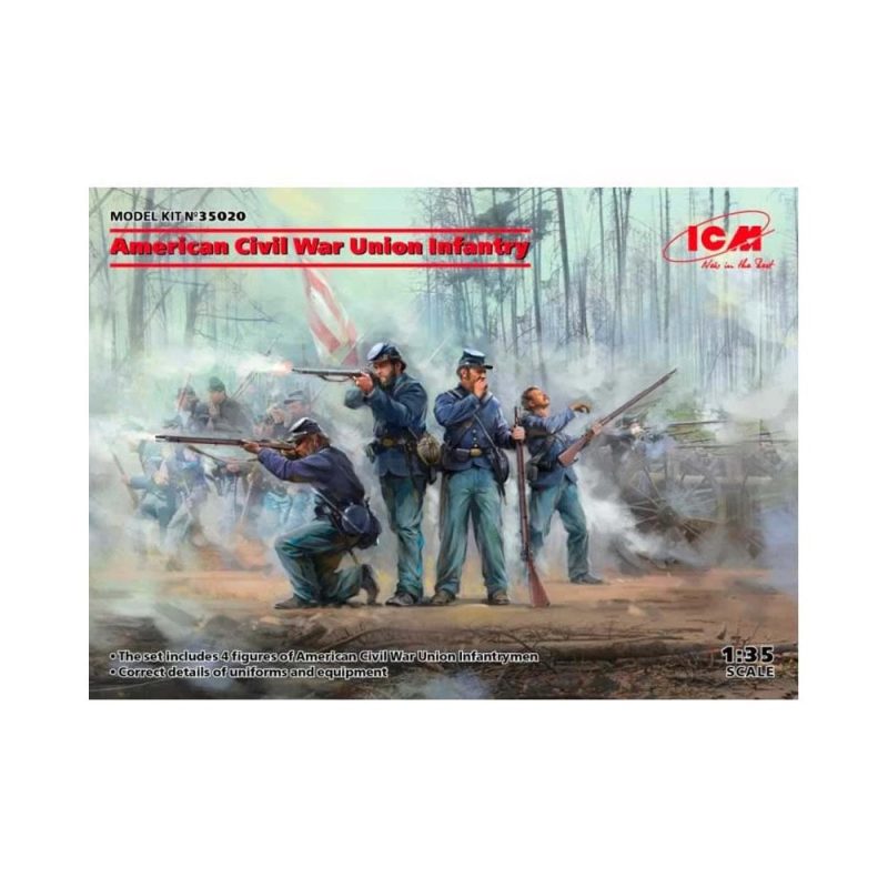 1/35 American Civil War Union Infantry ICM 35020