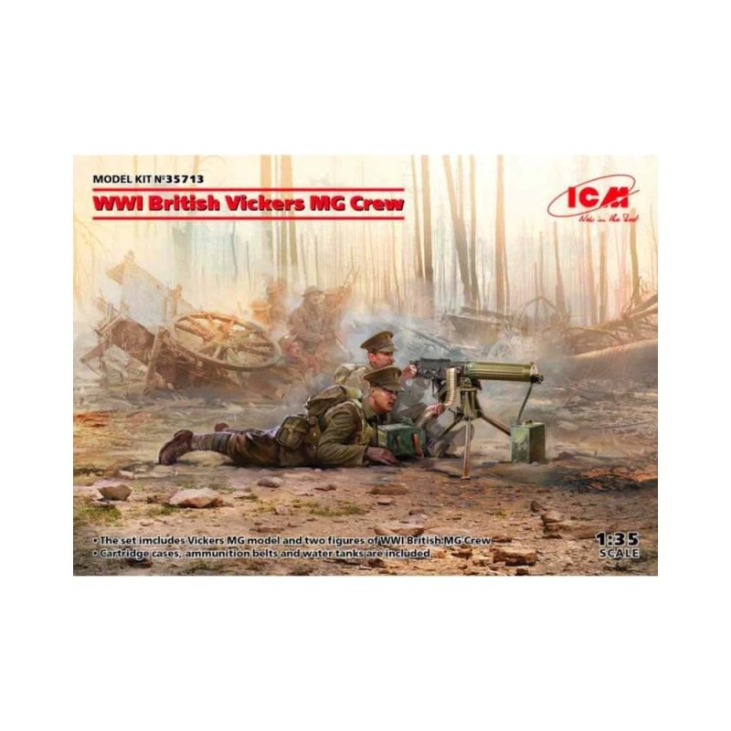 1/35 WWI British Vickers MG Crew ICM 35713