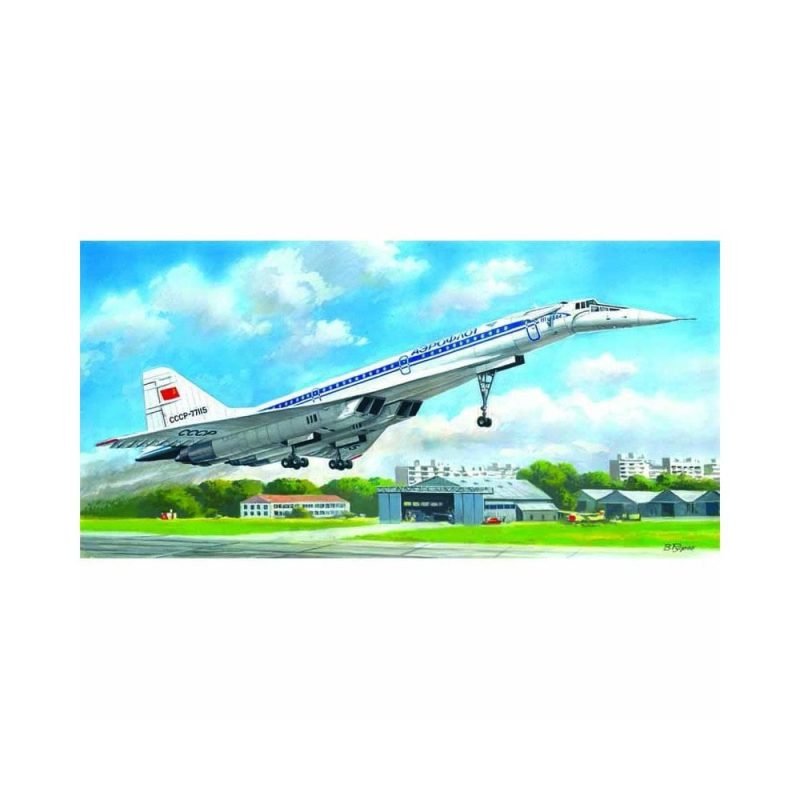 1/144 Tupolev-144 D Soviet Supersonic Aircraft ICM 14402