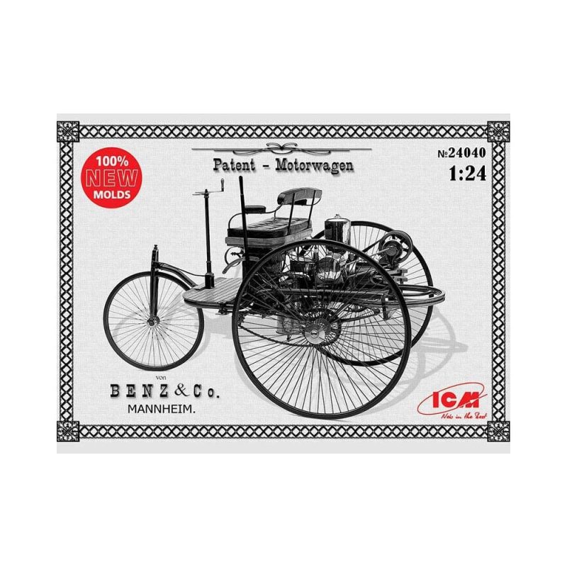 1/24 Benz Patent - Motorwagen 1886 ICM 24040