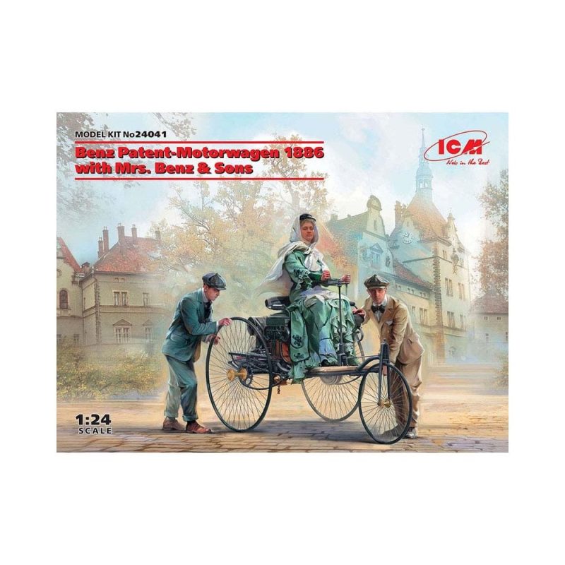 1/24 Benz Patent - Motorwagen 1886 w/ Mrs Benz ICM 24041