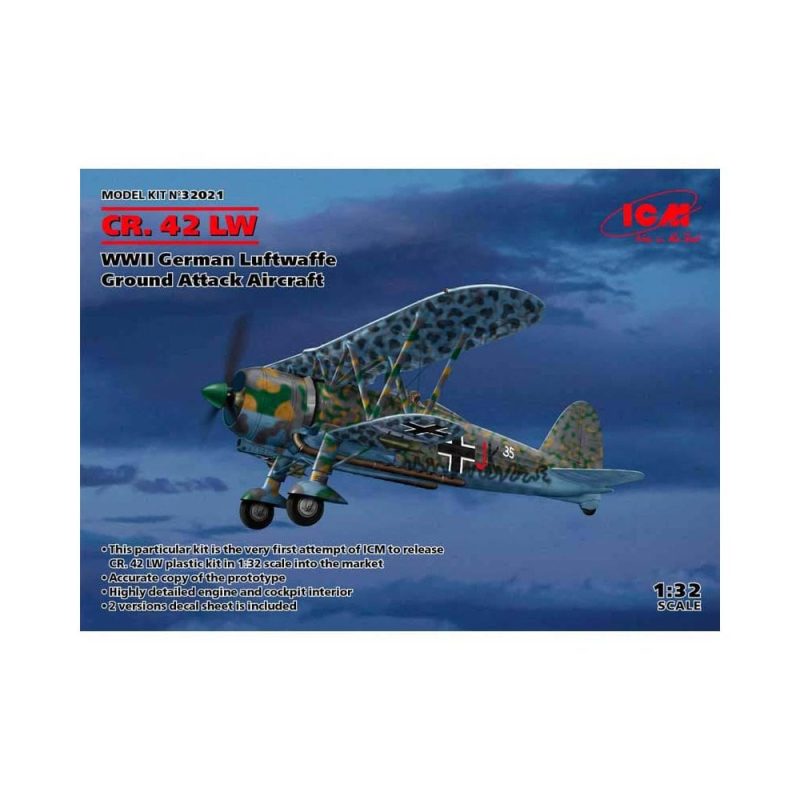 1/32 CR. 42 LW WWII German Luftwaffe ICM 32021
