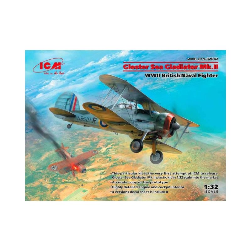 1/32 Gloster Sea Gladiator Mk.II ICM 32042