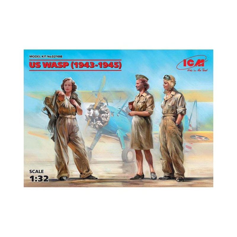 1/32 US WASP 1943-1945 (3 figures) ICM 32108