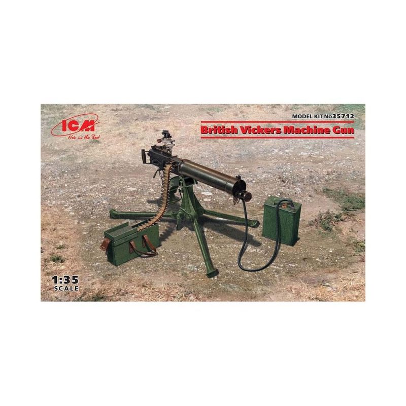 1/35 British Vickers Machine Gun (100% new molds) ICM 35712