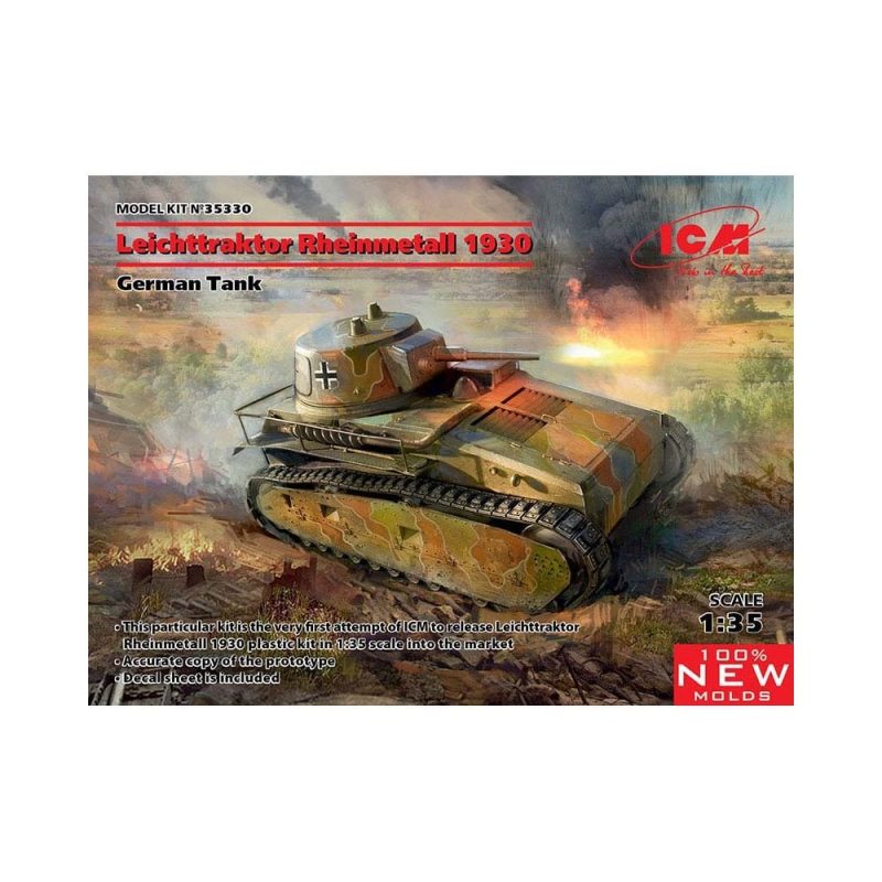 1/35 Leichttraktor Rheinmetall 1930 German Tank ICM 35330