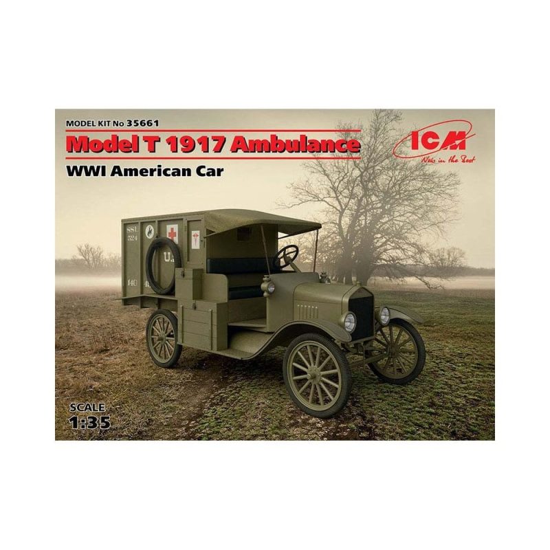 1/35 Model T 1917 Ambulance WWI American Car ICM 35661