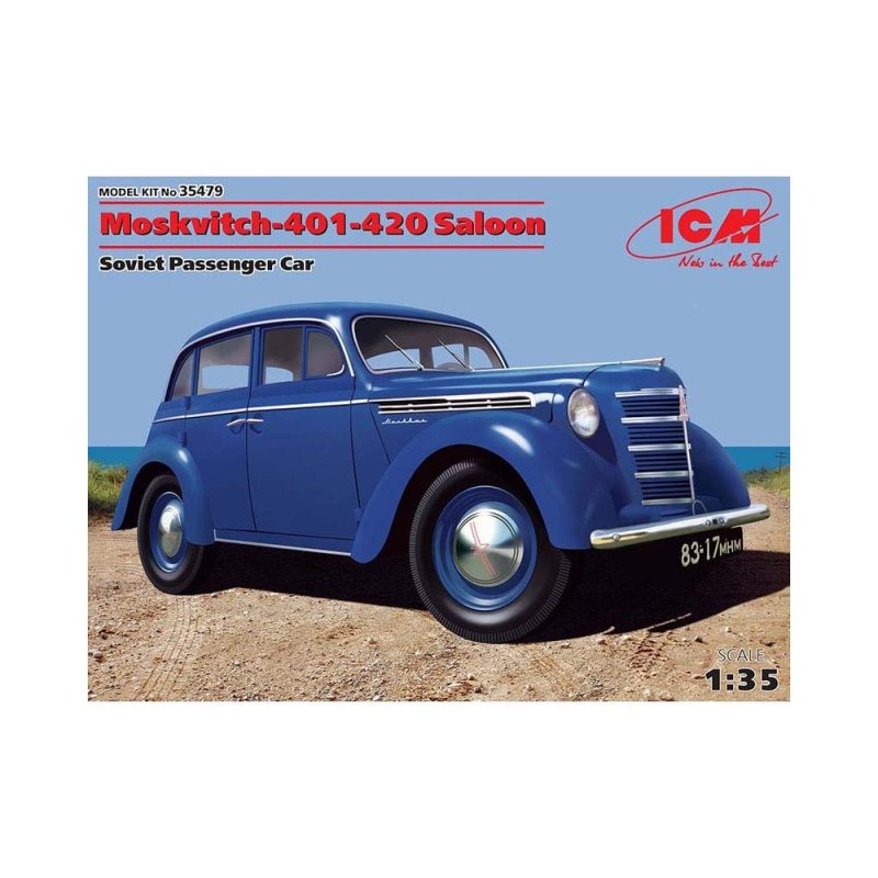 1/35 Moskvitch-401-420 Saloon Soviet Passenger Car ICM 35479