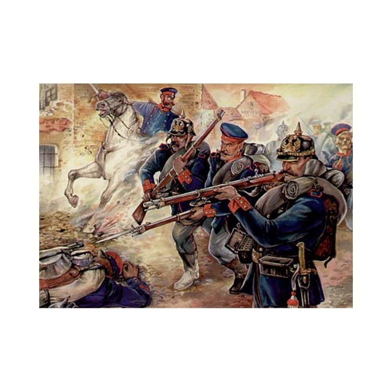 1/35 Prussian Line Infantry (1870-1871) 4 Figs ICM 35012