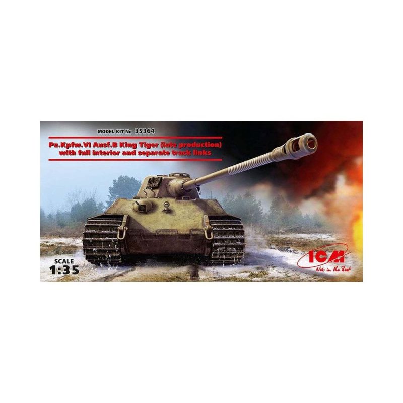1/35 Pz.Kpfw.VI Ausf.B King Tiger w/full interior ICM 35364