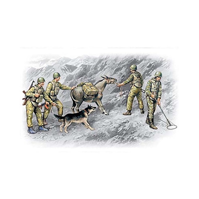 1/35 Soviet Sappers (1979-1988) 4 Figs ICM 35031
