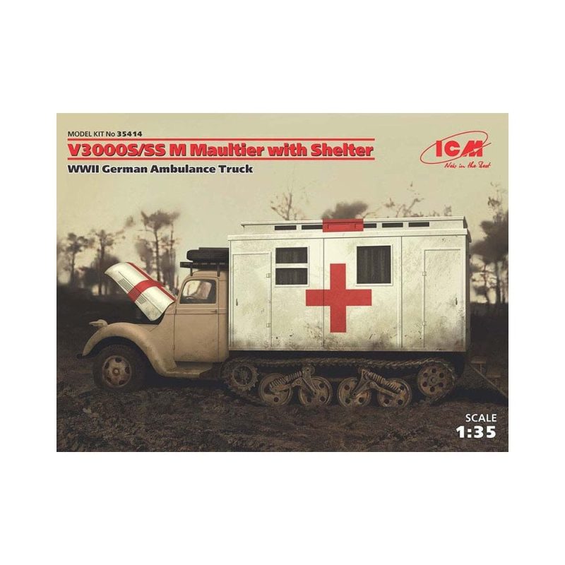 1/35 V3000S/SS M Maultier with Shelter ICM 35414