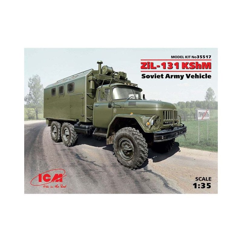 1/35 ZiL-131 KShM Soviet Army Vehicle ICM 35517