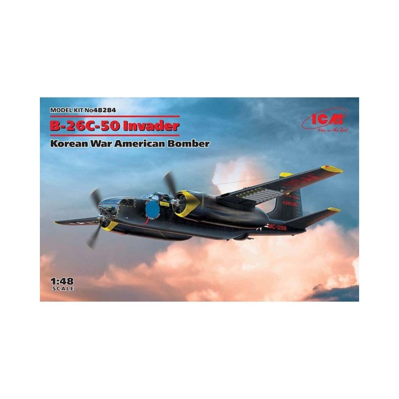 1/48 Douglas B-26–°-50 Invader Korean War American Bomber ICM 48284