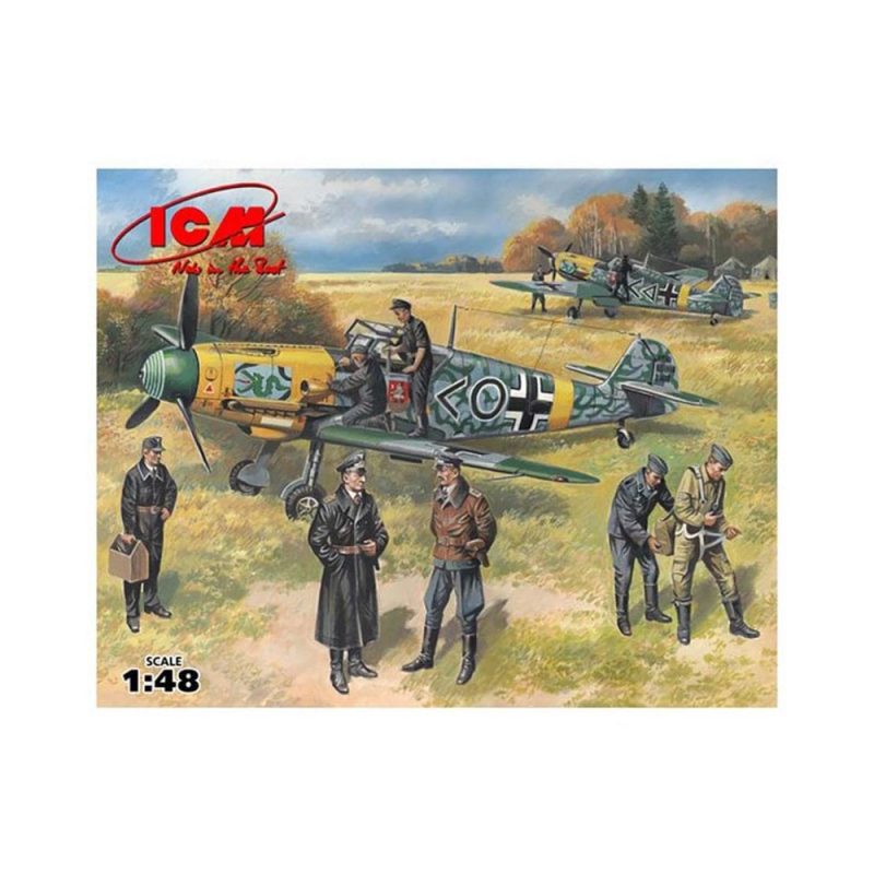 1/48 Bf 109F-2 W/ German Pilots and G.P ICM 48803