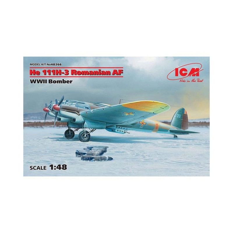 1/48 He 111H-3 Romanian AF WWII Bomber ICM 48266