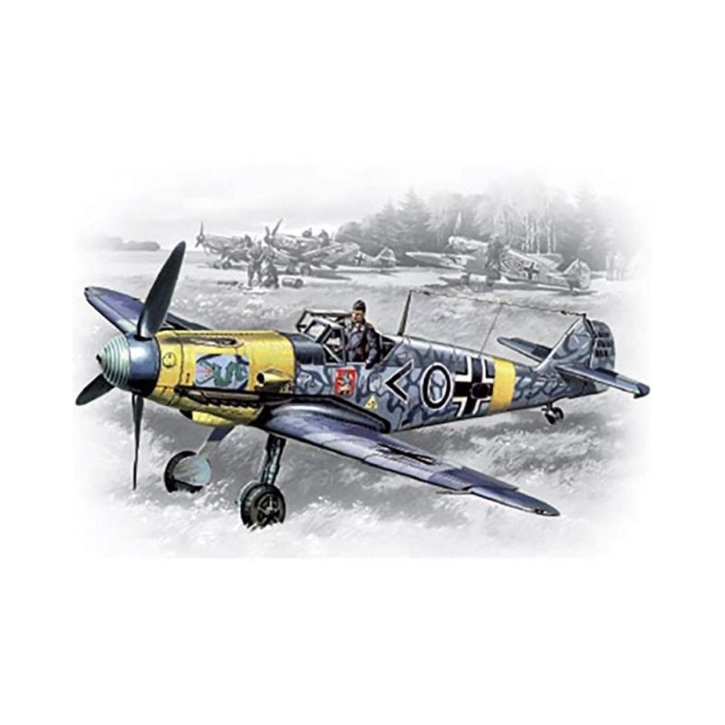 1/48 Messerschmitt Bf 109F-2 WWII German Fighter ICM 48102