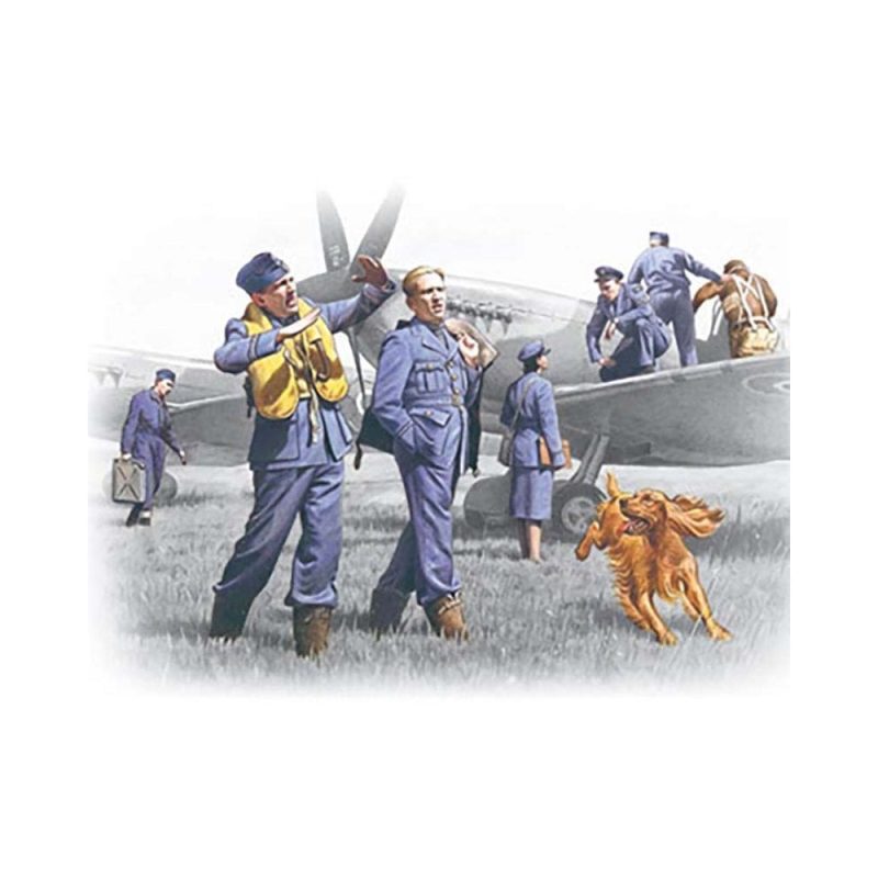 1/48 RAF Pilots and Ground Personnel (1939-1945 ICM 48081