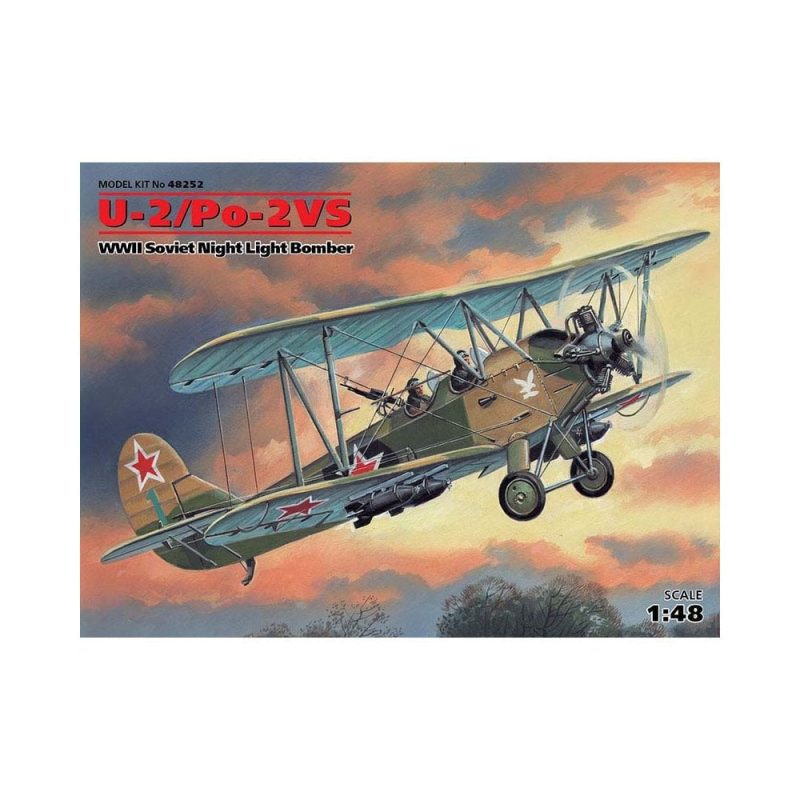 1/48 U-2/Po-2VS WWII Soviet Bomber ICM 48252