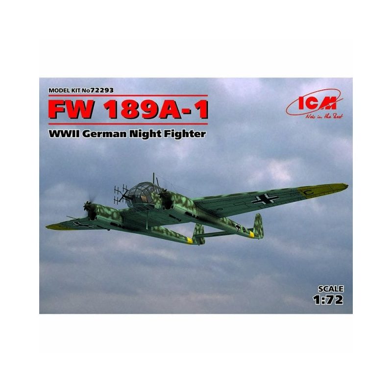 1/72 FW 189A-1 WWII German Night Fighter ICM 72293