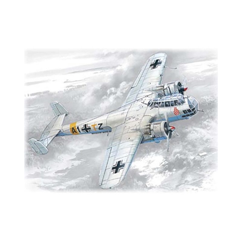 1/72 FW 189A-1 WWII German Reconnaissance Plane ICM 72291