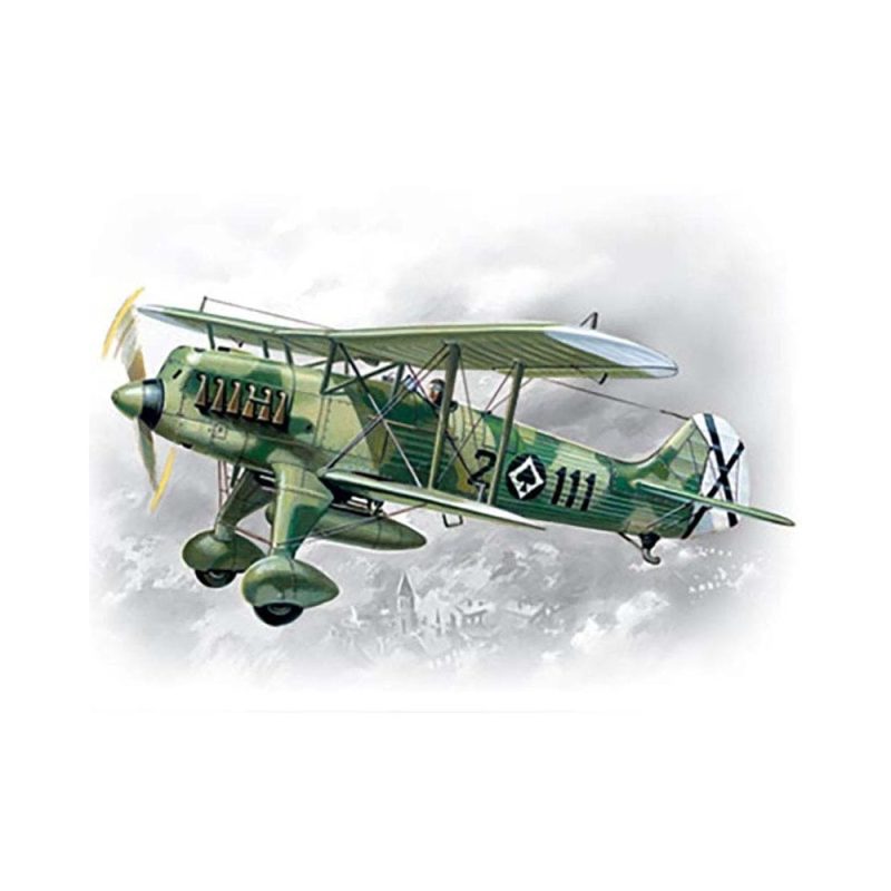 1/72 Heinkel He 51B-1 Spanish Air Force Fighter ICM 72191