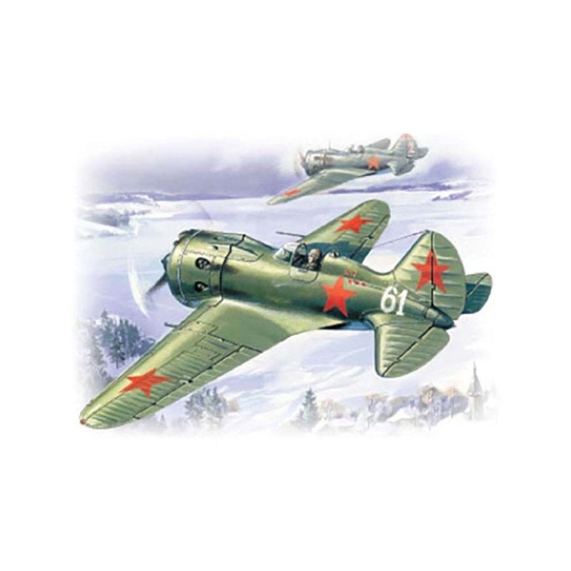 1/72 I-16 type 24 WWII Soviet Fighter ICM 72071