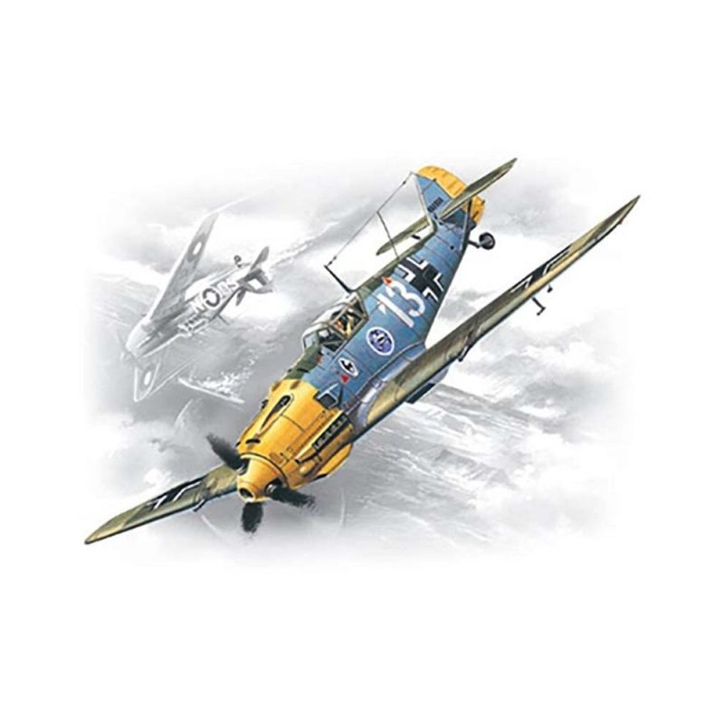 1/72 Messerschmitt Bf 109E-3 WWII German Fighter ICM 72131