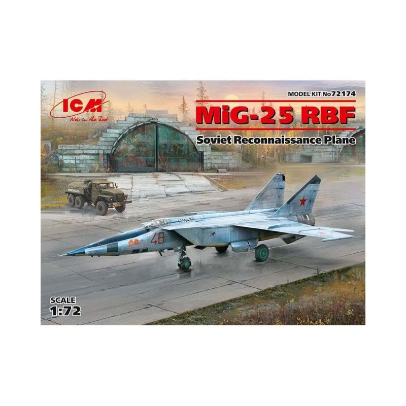 1/72 MiG-25 RBF Soviet Reconnaissance Plane ICM 72174