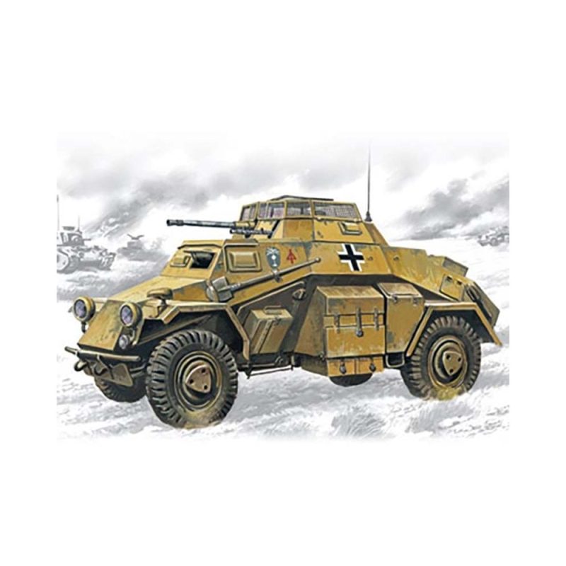 1/72 Sd.Kfz.222 German Light Armoured Vehicle ICM 72411