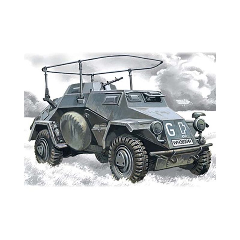 1/72 Sd.Kfz.223 German Radio Communication Vehicle ICM 72421