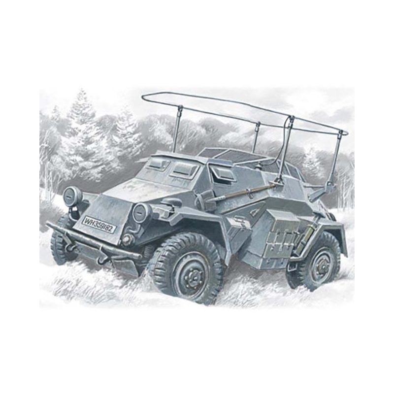 1/72 Sd.Kfz.261 German Radio Communication Vehicle ICM 72441