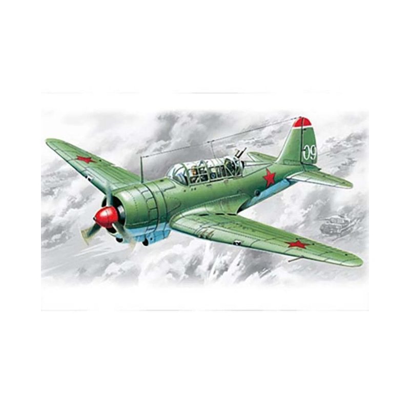 1/72 Su-2 WWII Soviet Light Bomber ICM 72081