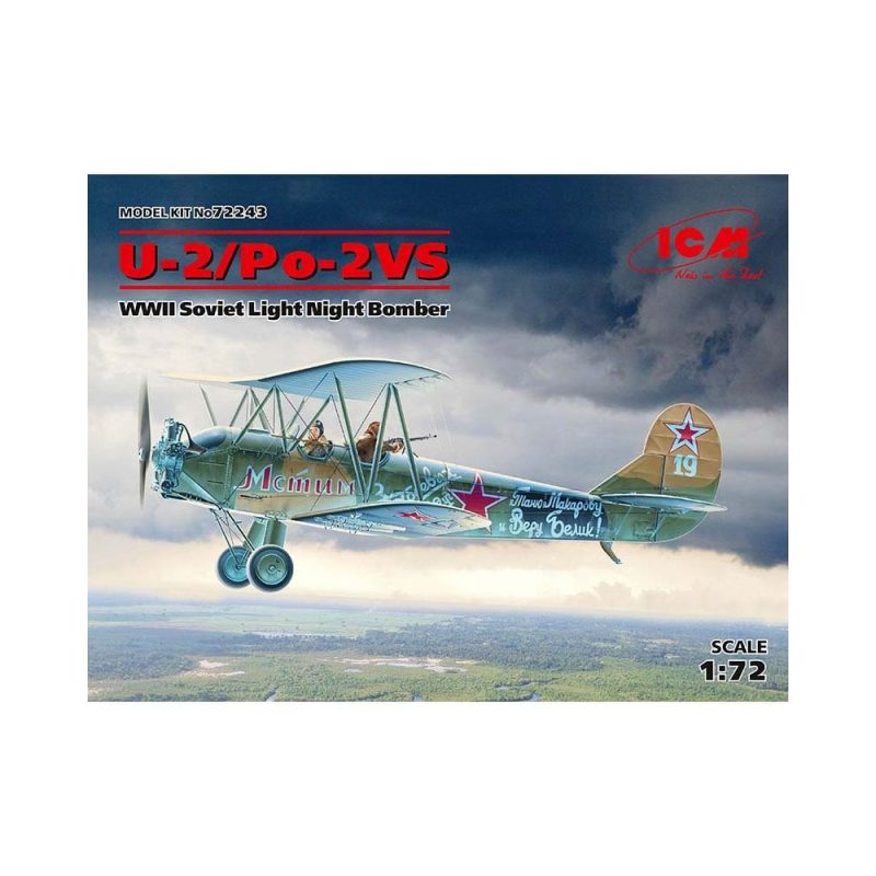 1/72 U-2/Po-2VS WWII Soviet Night Bomber ICM 72243