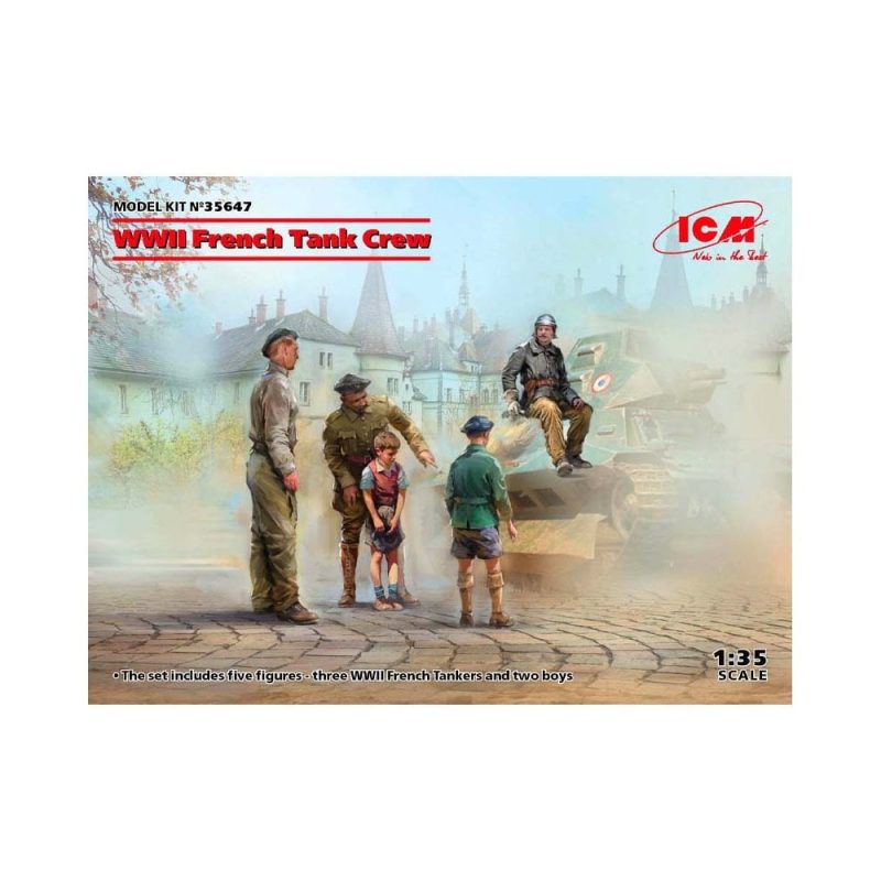 1/35 WWII French Tank Crew ICM 35647