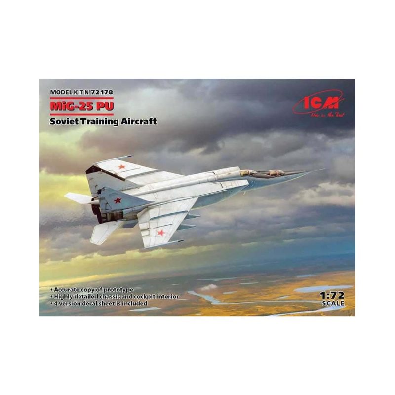 1/72 MiG-25 PU Soviet Training Aircraft ICM 72178