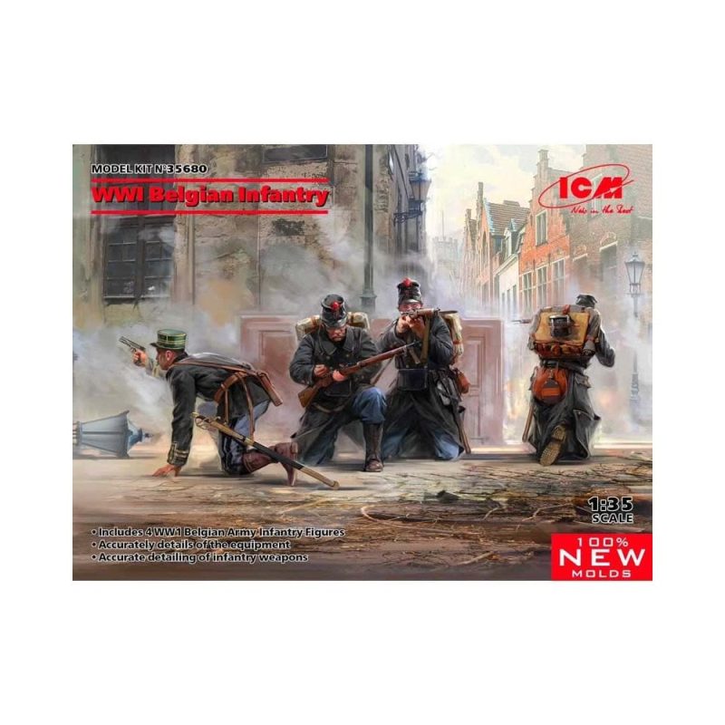 1/35 WWI Belgian Infantry ICM 35680