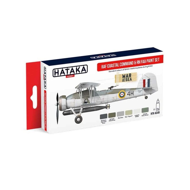 Hataka Red Line Paint Set - Coastal Command HTK-AS49