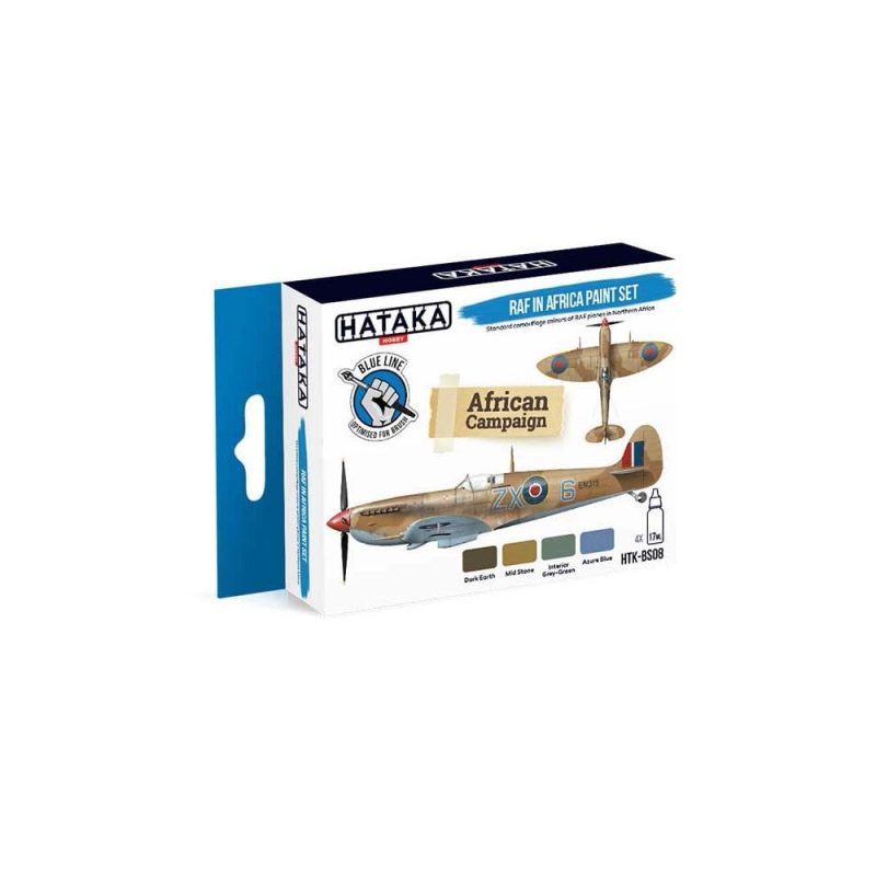 Hataka Blue Line Paint Set - In Africa HTK-BS08