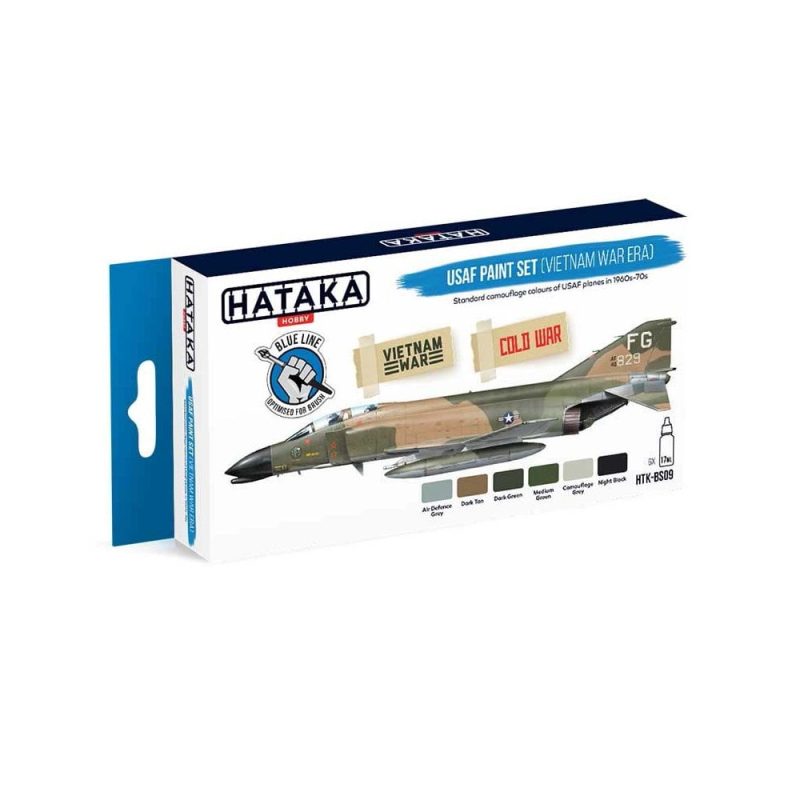 Hataka Blue Line Paint Set - Vietnam War HTK-BS09