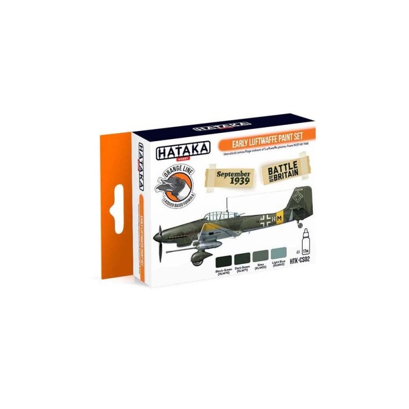 Hataka Orange Line Paint Set - Luftwaffe HTK-CS02