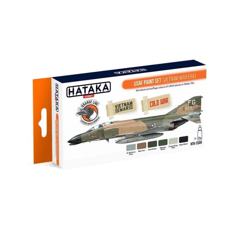 Hataka Orange Line Paint Set - Vietnam HTK-CS09