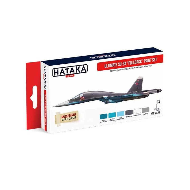 Hataka Red Line Paint Set - Su34 Fullback HTK-AS58